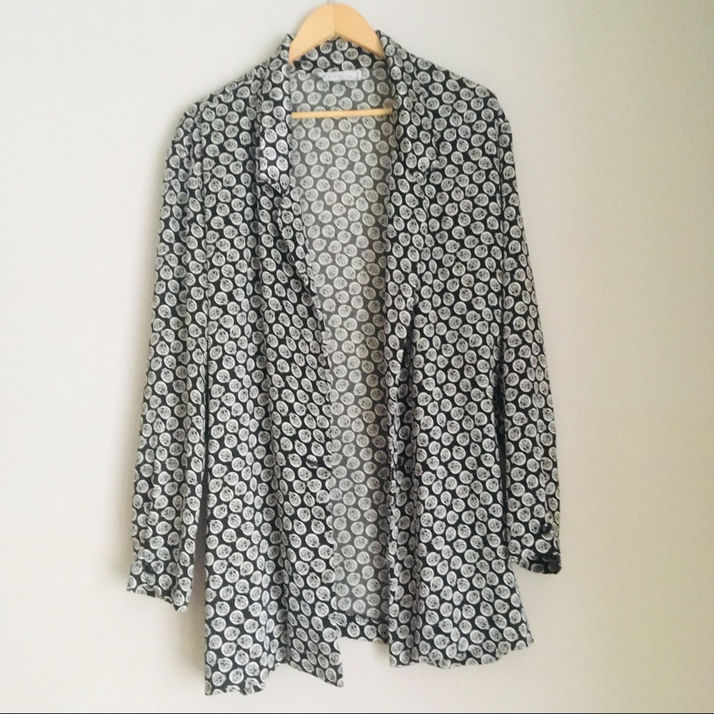FREE🍓 vintage silky soft rose print kimono duster